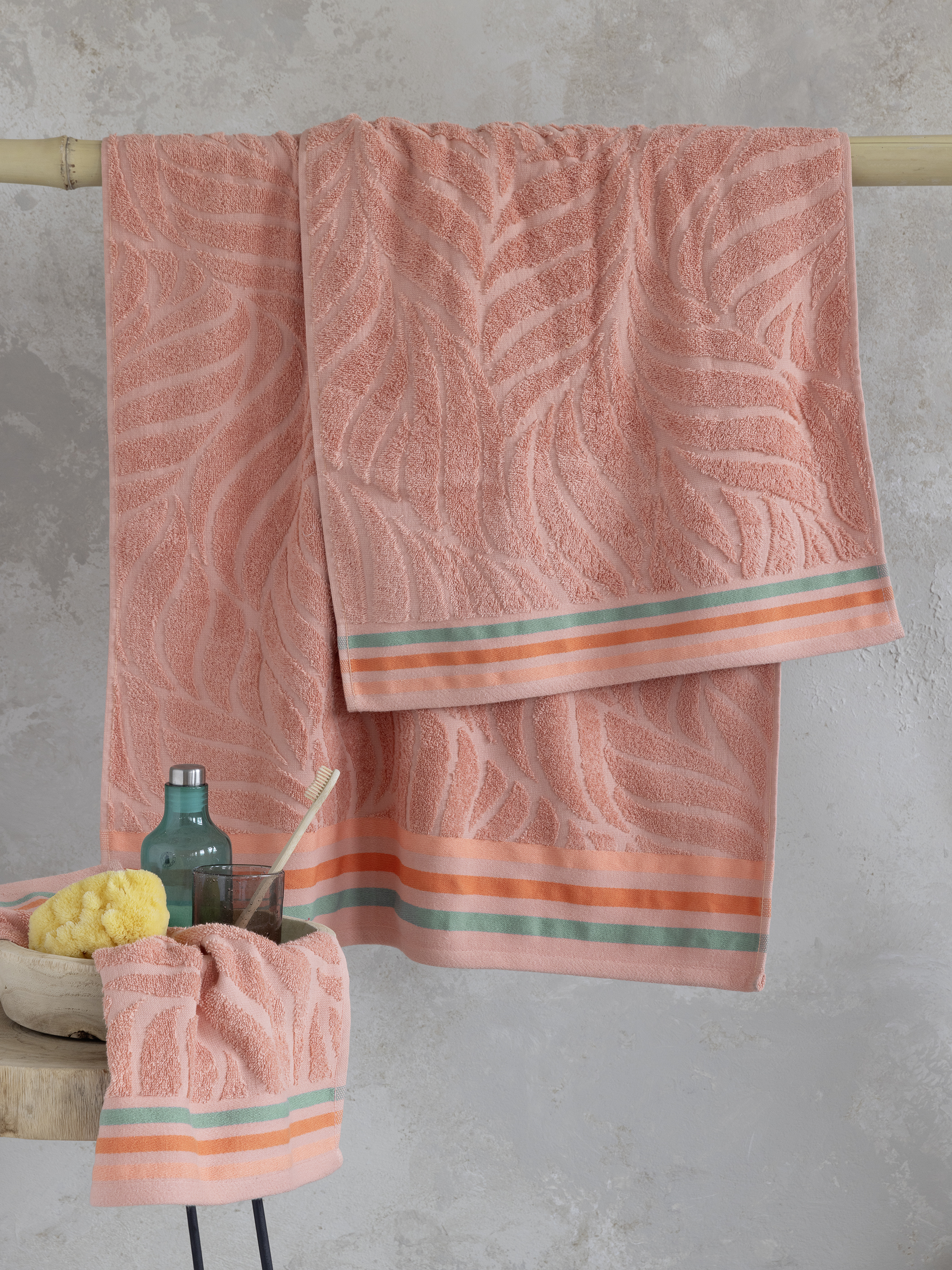 Πετσέτα Μπάνιου 70x140 Nima Home Nanea Dark Pink